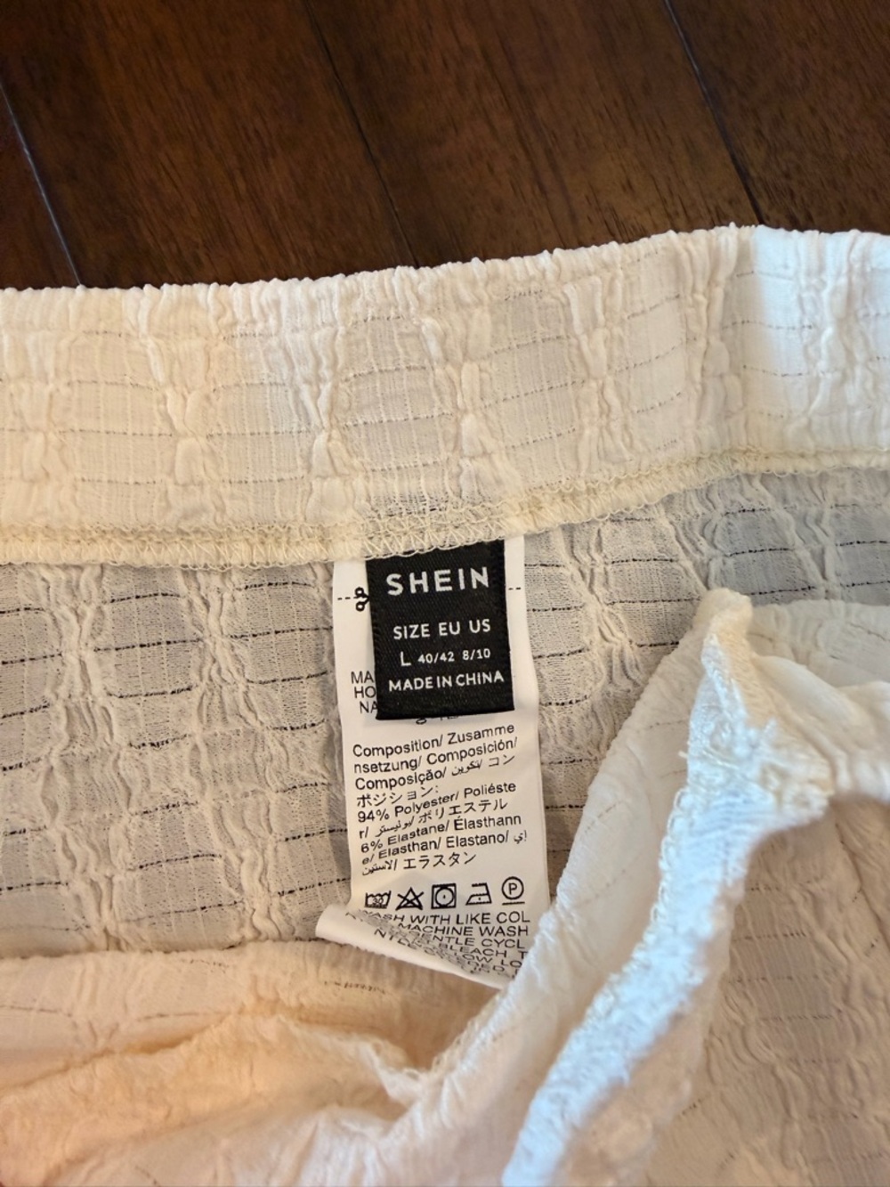 SHEIN Cream Tassel Fringe Swim Sarong - Picture 3 of 3